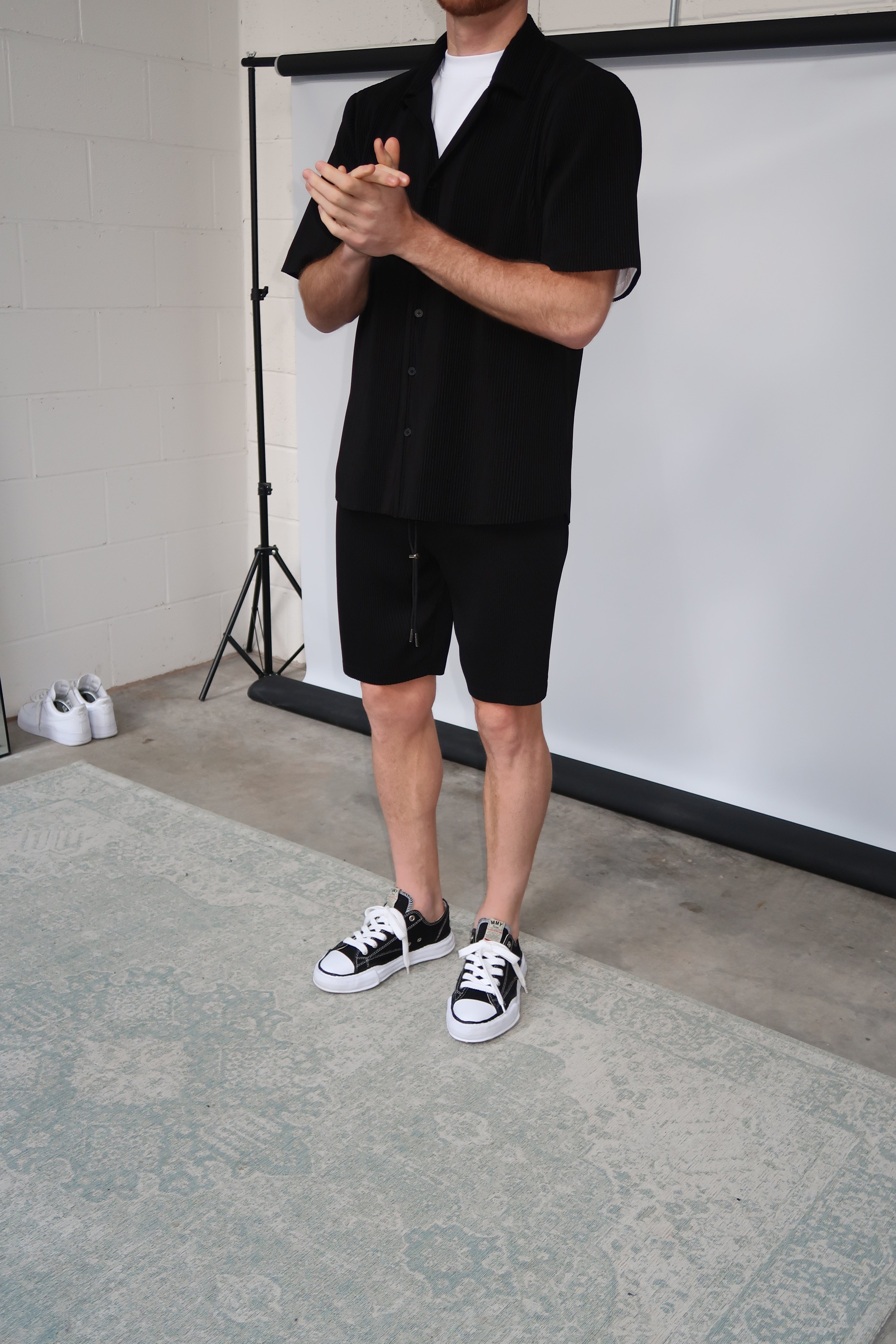 Waffle Shorts - Black