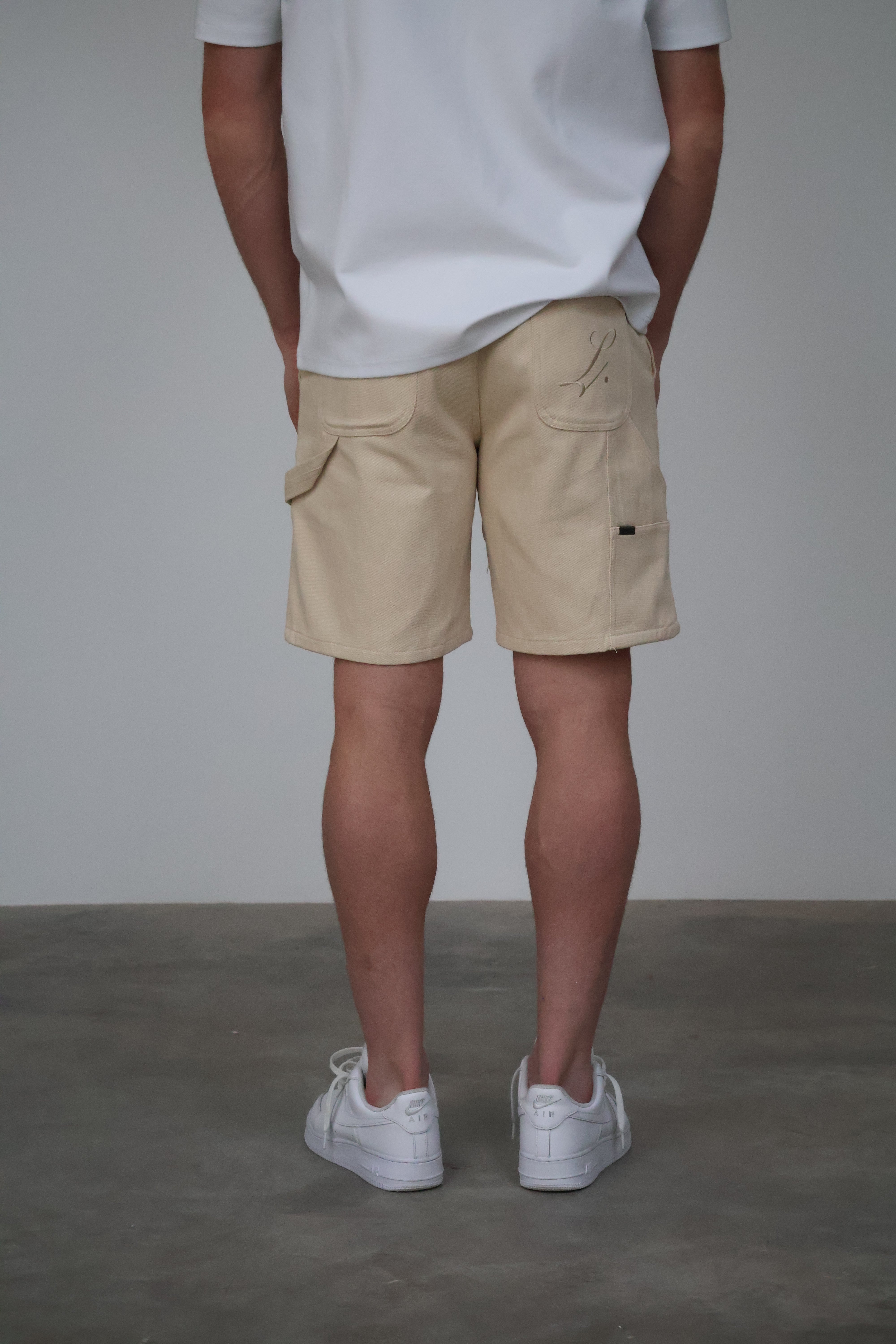 Carpenter Shorts - Beige