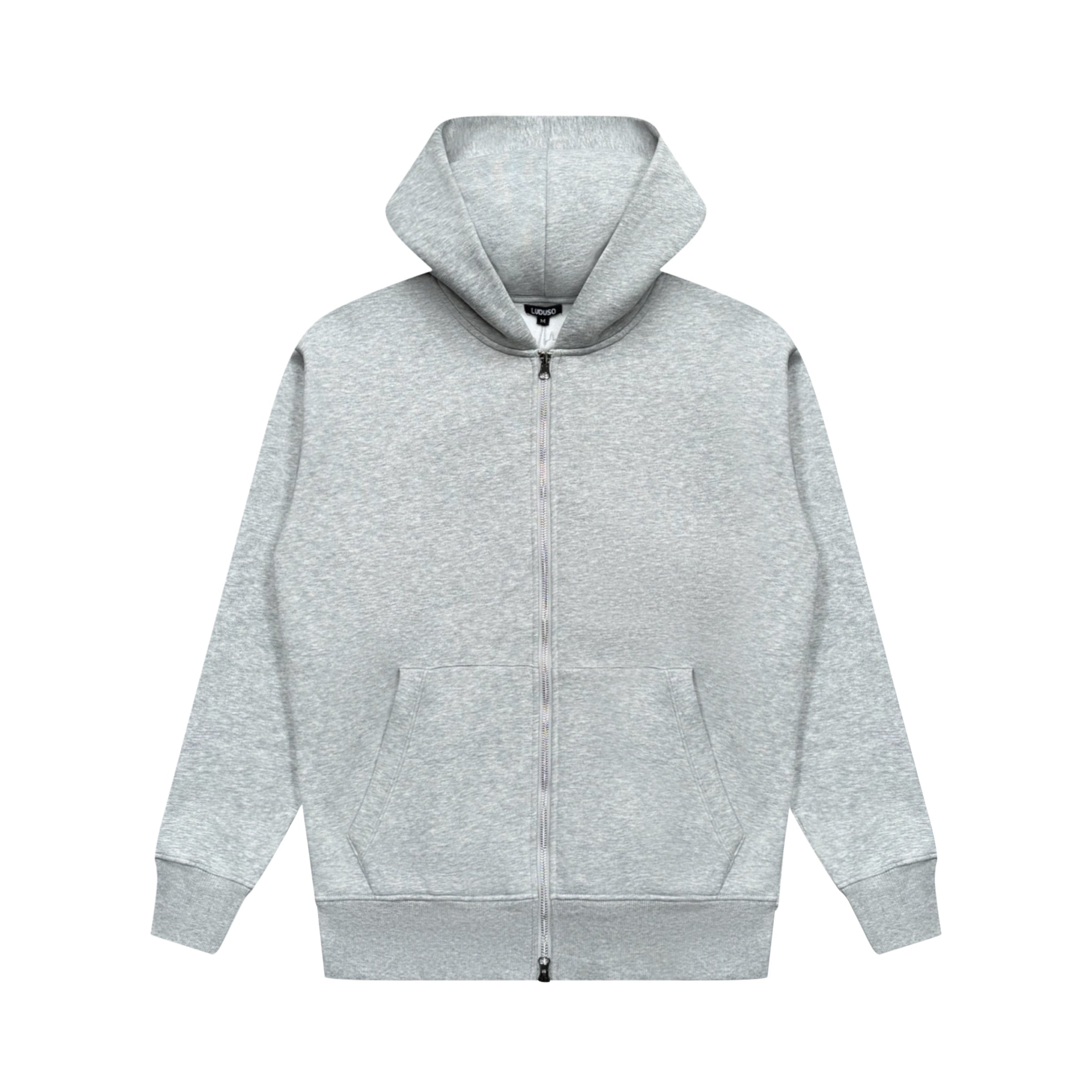 Zip Through - Essential Grey