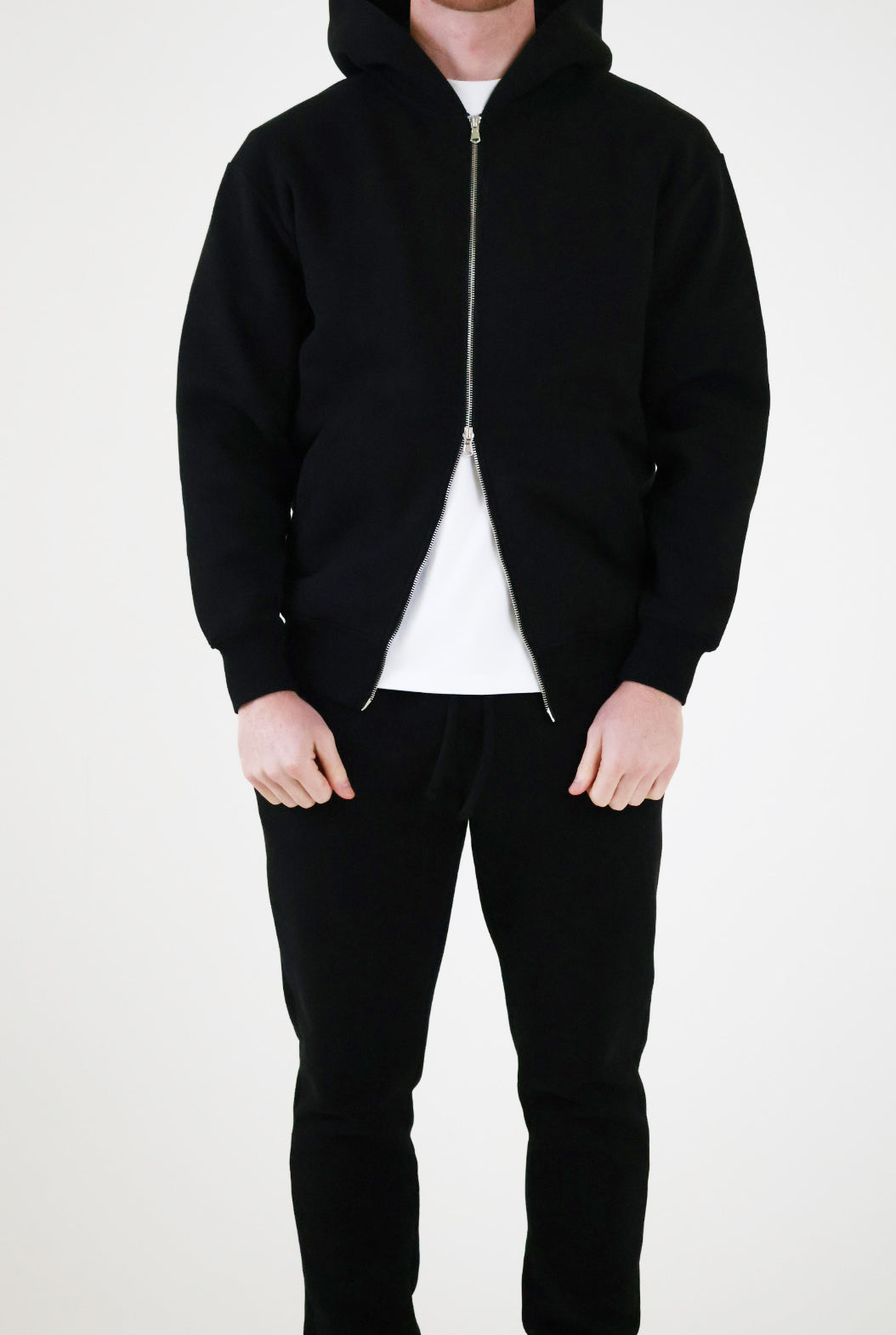 Essential Black Zip