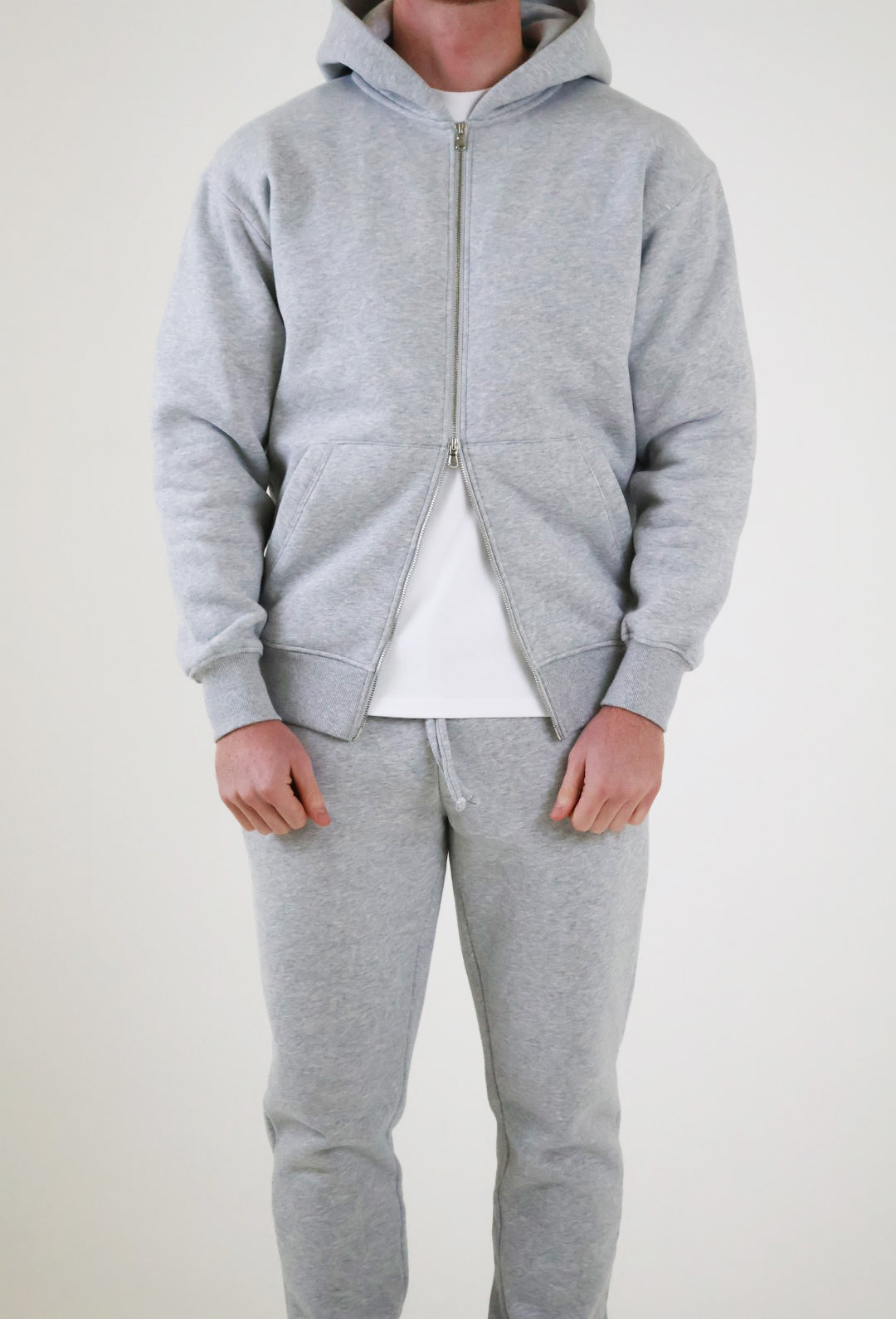 Essential Grey Zip