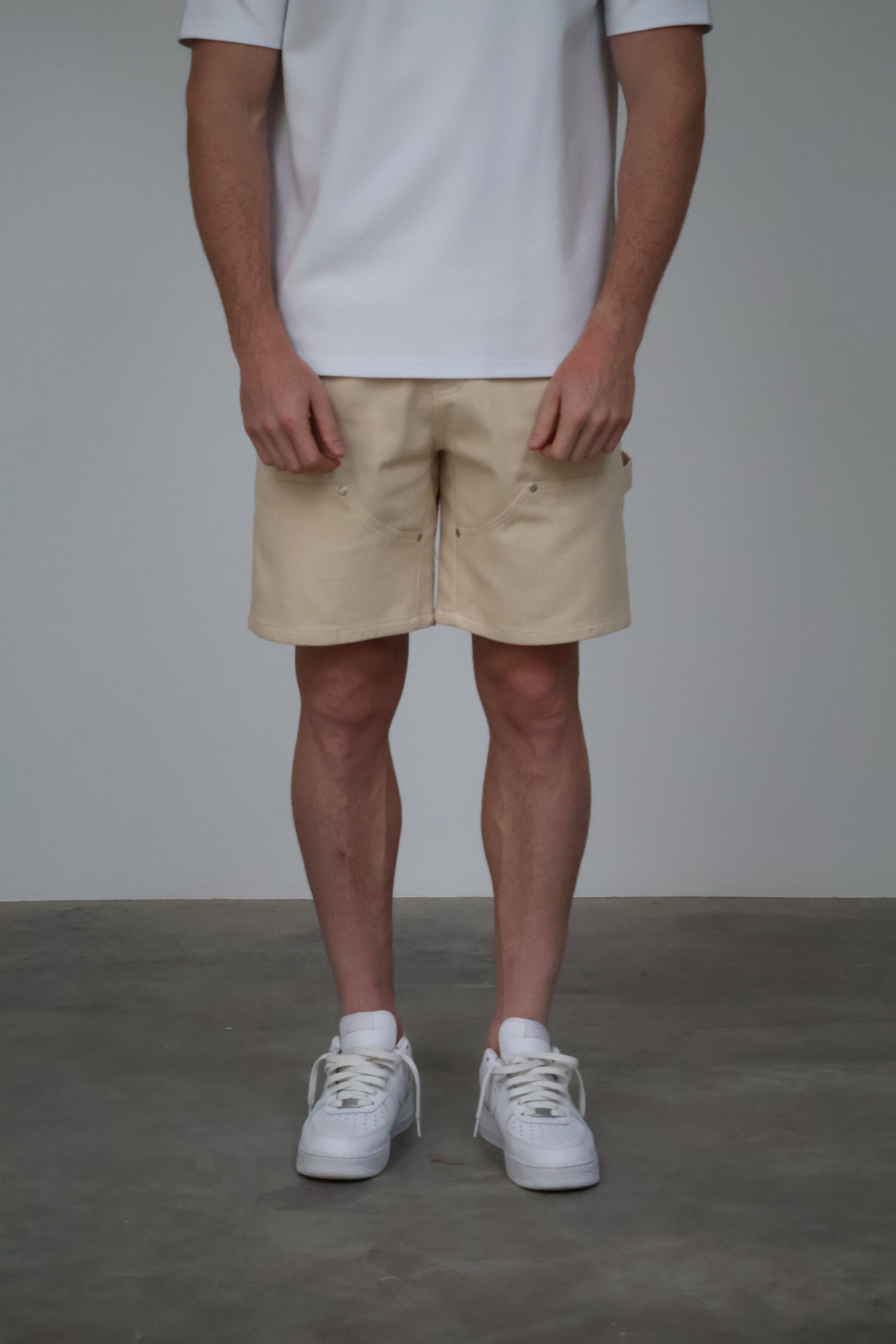 Carpenter Shorts - Beige