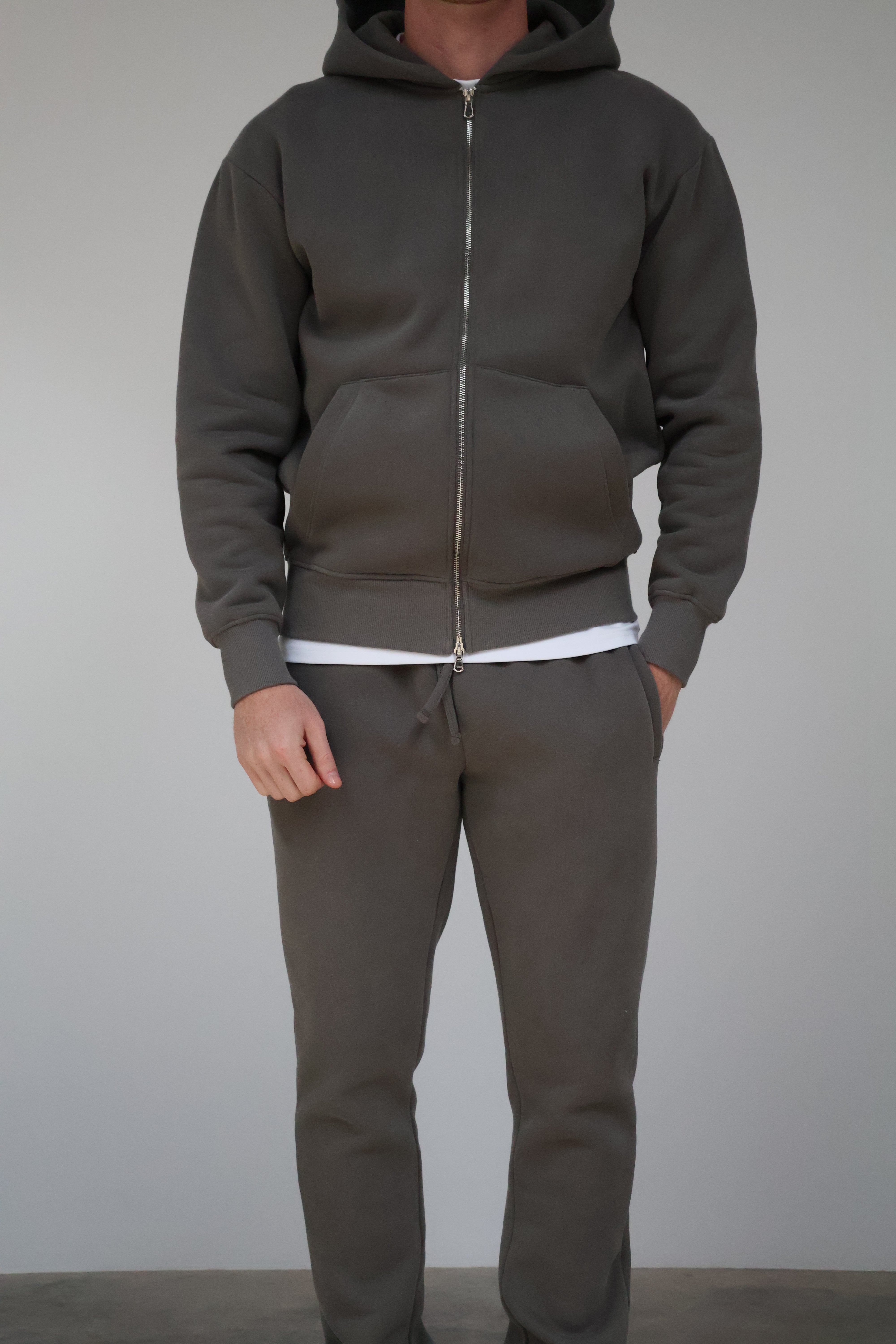 Essential Charcoal Zip