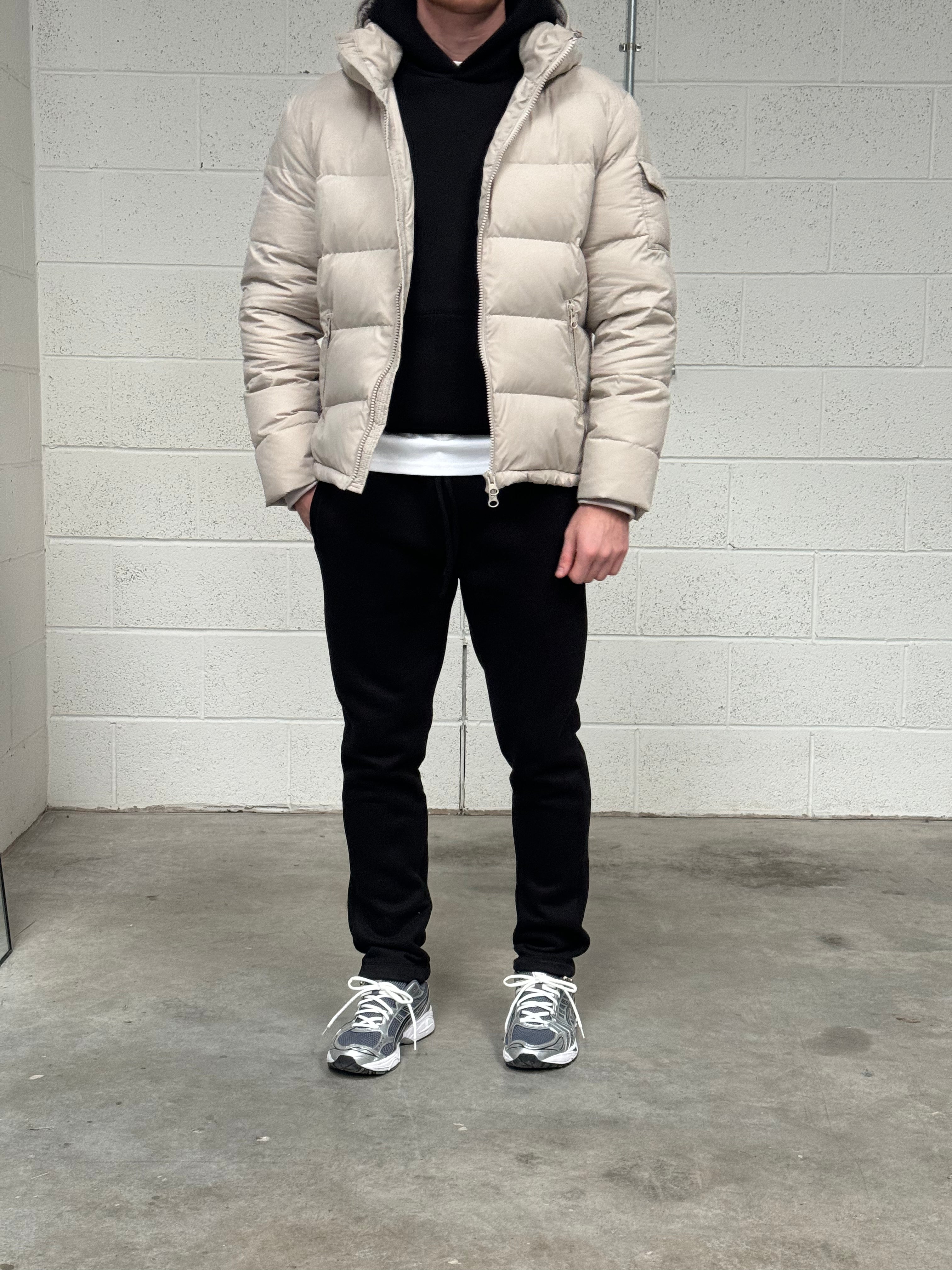 Puffer Coat - Stone