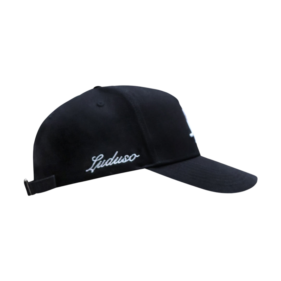 Luduso Cap - Black/White