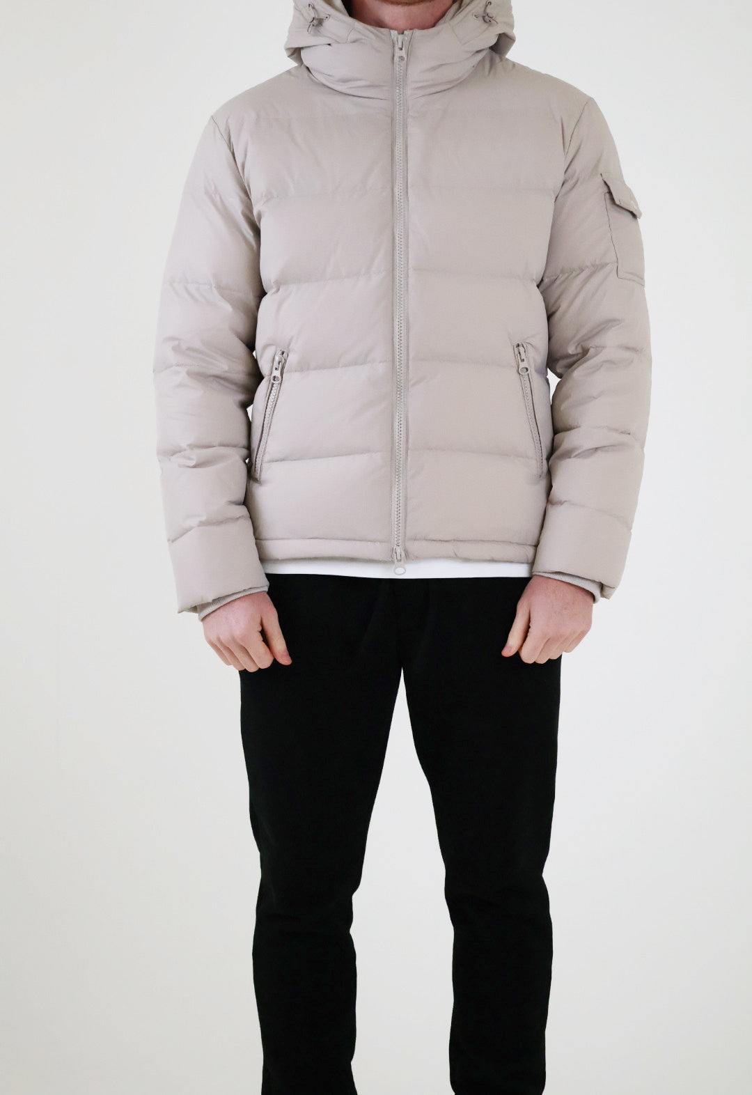 Puffer Coat - Stone