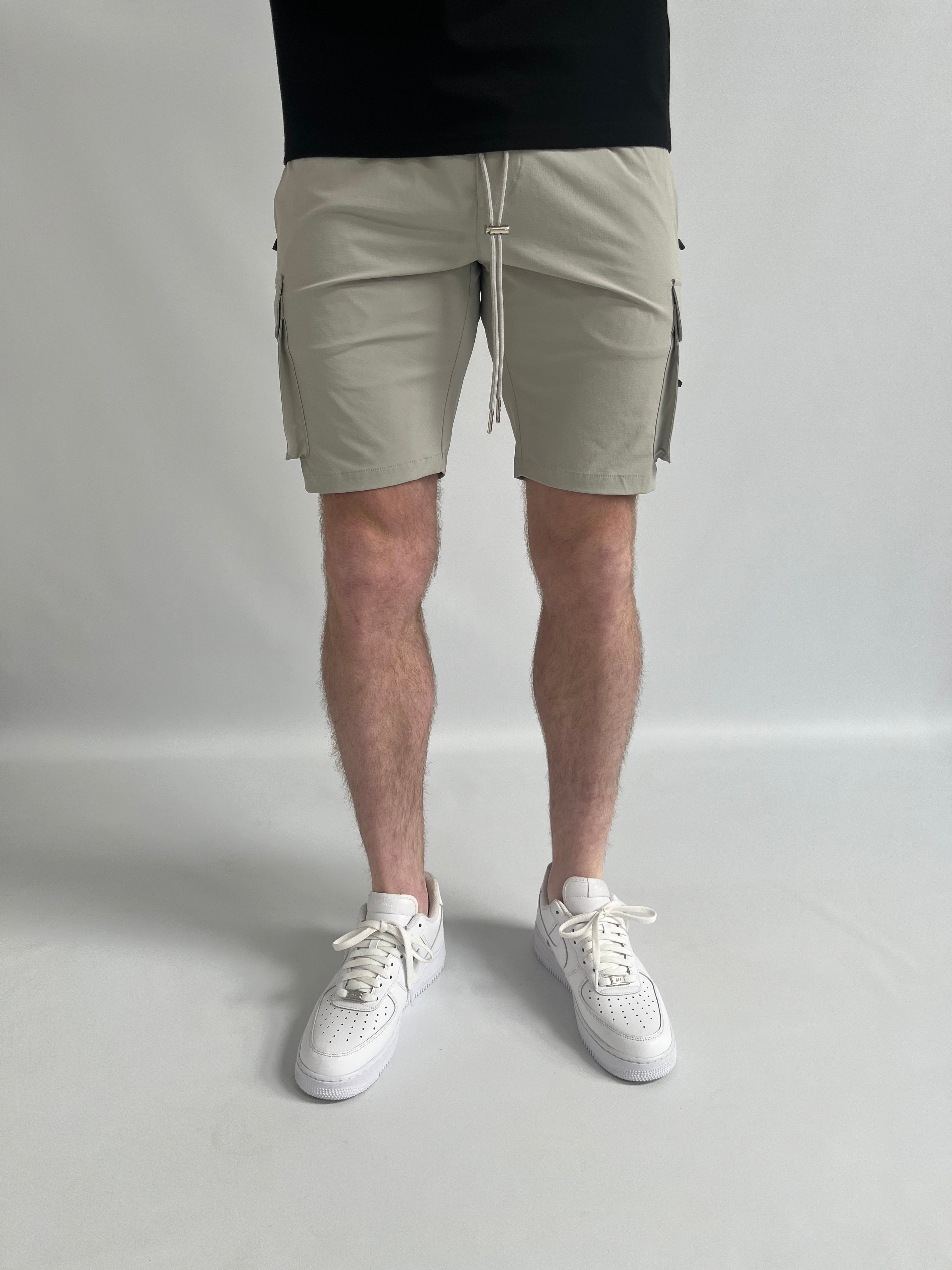 Utility Combat Shorts - Light Grey