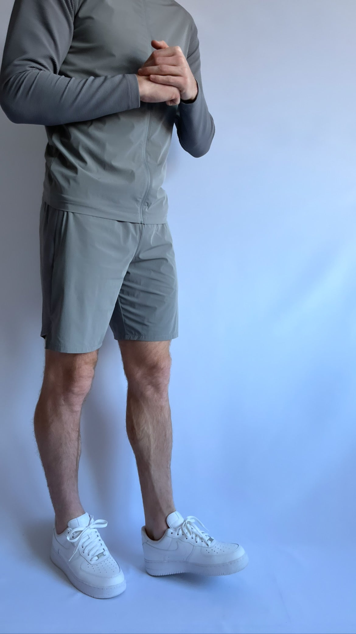Grey Tech Shorts