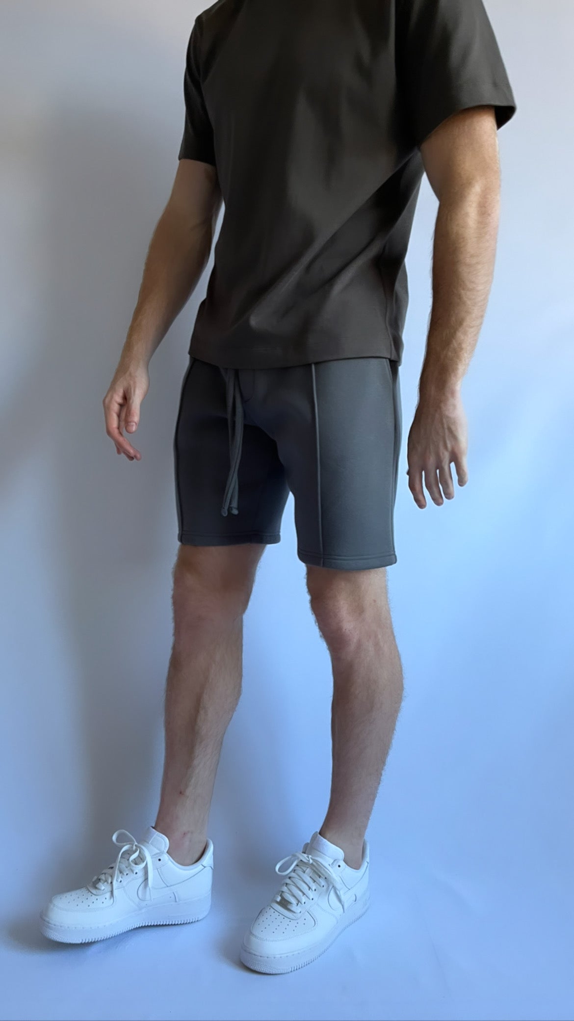 Charcoal Jogger Shorts